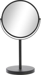 Černé kovové kosmetické zrcadlo Bloomingville Milde