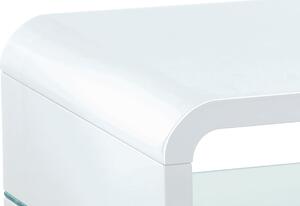 Konferenční stolek AHG-610 WT vysoký lesk bílý