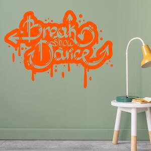 Živá Zeď Samolepka Break Dance Barva: černá