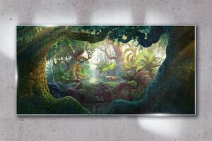 Obraz na skle Obraz na skle Fantasy lesní volně žijících živočichů