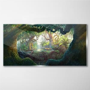 Obraz na skle Obraz na skle Fantasy lesní volně žijících živočichů
