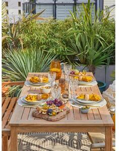 Zahradní jídelní stůl z teakového dřeva Rosenborg, 165 x 80 cm