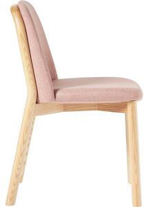 Čalouněná židle z jasanového dřeva Julie