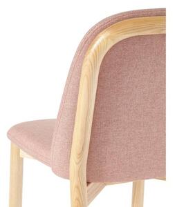 Čalouněná židle z jasanového dřeva Julie