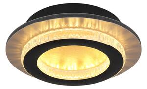 Globo 48042-12G - LED Stropní svítidlo JAYDEN LED/12W/230V pr. 20 cm černá
