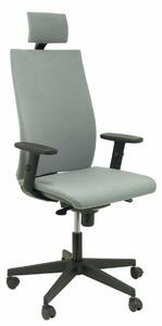 Kancelářská židle s opěrkou hlavky Almendros P&C B201RFC Šedá