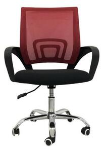 Kancelářská židle Versa Černo červená 51 x 58 cm