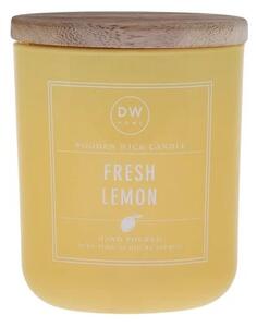 DW HOME Fresh Lemon Vonná svíčka ve skle, 326 g