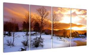 Obraz zimní krajiny (160x80cm)