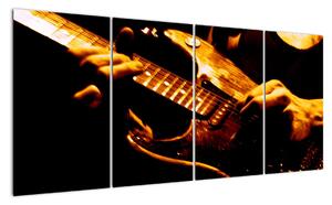 Obraz elektrické kytary (160x80cm)