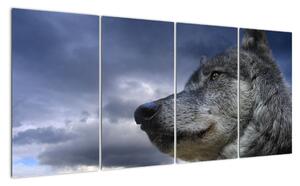 Obraz vlka (160x80cm)