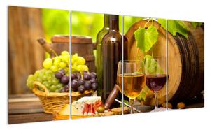 Obraz do kuchyně - víno (160x80cm)