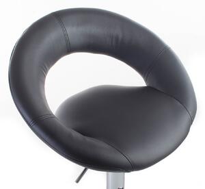 Barová židle G21 Orbita koženková black