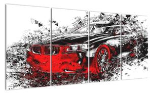 Obraz automobilu - moderní obraz (160x80cm)