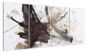 Abstrakce - obrazy do obýváku (160x80cm)