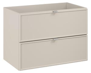 Comad Závěsná skříňka pod umyvadlo Bella Cashmere 2S 80 cm kašmír