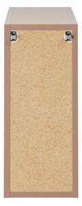 Comad Závěsný koupelnový regál Bella Cashmere 20 cm kašmírový