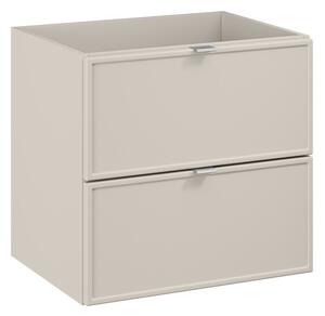 Comad Závěsná skříňka pod umyvadlo Bella Cashmere 2S 60 cm kašmír