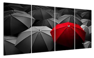Obraz deštníků (160x80cm)