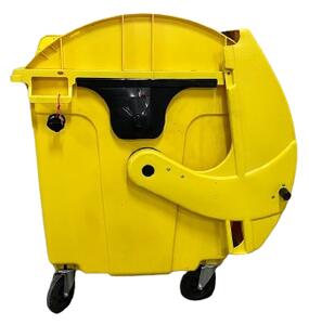 Kontejner samosklápěcí 1100L - Žlutý