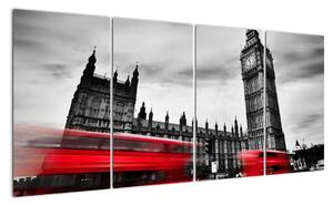 Moderní obraz - centrum Londýna (160x80cm)