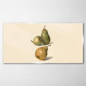 Obraz na skle Obraz na skle Moderní ovoce hruška