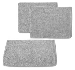 Klasický stříbrný bavlněný ručník TIANA1 Rozměr: 30 x 50 cm