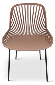 Designová židle GABY růžová 4 ks