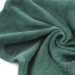 Klasický tmavě zelený bavlněný ručník TIANA1 Rozměr: 70 x 140 cm