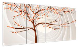 Moderní obraz stromu (160x80cm)