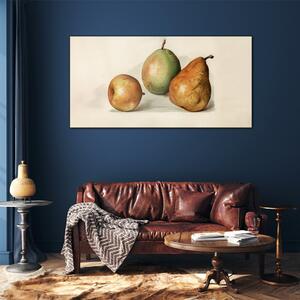 Obraz na skle Obraz na skle Moderní ovoce hruška