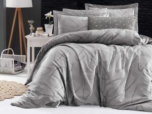 Saténové povlečení EXCLUSIVE ROVENA GREY - 140/220 + 70/90
