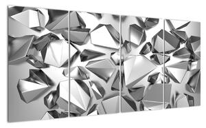 Abstraktní obrazy - krystaly (160x80cm)