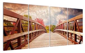 Cesta přes most - obraz (160x80cm)