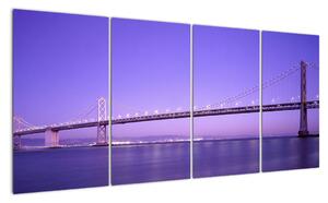 Obraz dlouhého mostu (160x80cm)