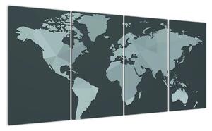 Mapa světa (160x80cm)