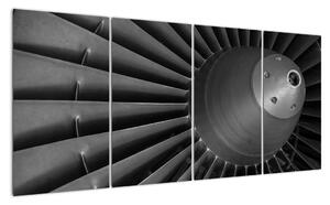 Detail turbíny - obraz (160x80cm)