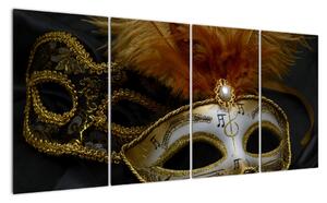 Karnevalová maska - obraz (160x80cm)