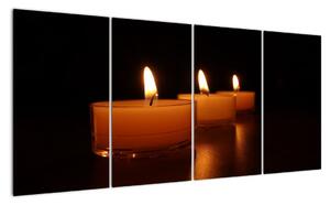 Obraz svíček (160x80cm)