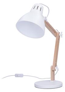 Solight stolní lampa Falun, E27, bílá WO57-W