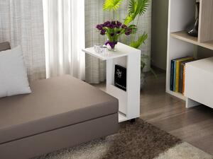 Kalune Design Odkládací stolek Afitab bílý