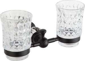 MEXEN - Estela dual držák skleniček černá 7011552-70