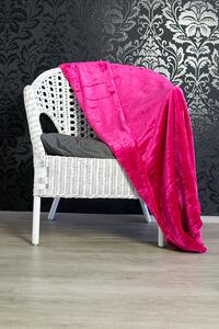TP Mikroflanelová deka Premium 150x200 - Růžová