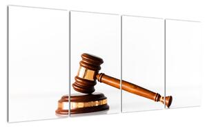 Moderní obraz - soudce, advokát (160x80cm)