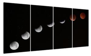 Fáze měsíce - obraz (160x80cm)
