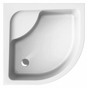 Krycí panel k hluboké akrylátové sprchové vaničce - čtvrtkruh Polimat Pako 3 80x80x24 KP 36 (80x80x36 cm | R 55 cm)