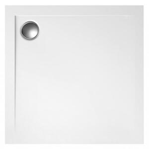 Akrylátová sprchová vanička k ustavení na podlahu - čtverec Polimat Geos 80x80x1,5x4,5 (80x80x4,5 cm)