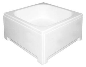 Krycí panel k akrylátové sprchové vaničce hluboké - čtverec Kobe 1 80x80x26 KP 38,5 (80x80x36,5 cm) | Polimat