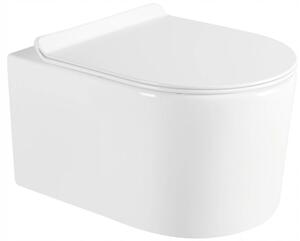 MEXEN - Sofia Závěsná WC mísa včetně sedátka s slow-slim, duroplast, bílá 30540100