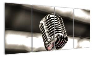Obraz mikrofonu (160x80cm)